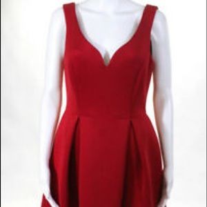 Slate&Willow red sweetheart cocktail Marilyn dress